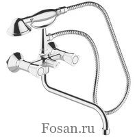 Смеситель для ванны Bravat DUO F1133186CP-RUS